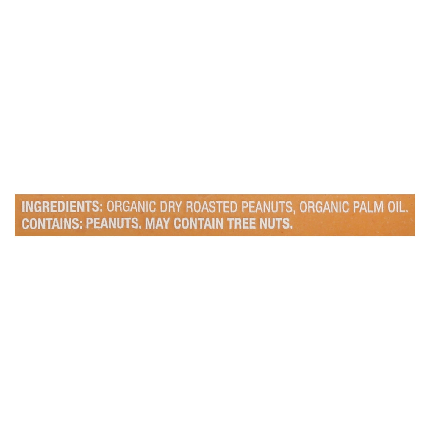 Organic No Sugar No Salt Creamy Peanut Butter, 16 Oz