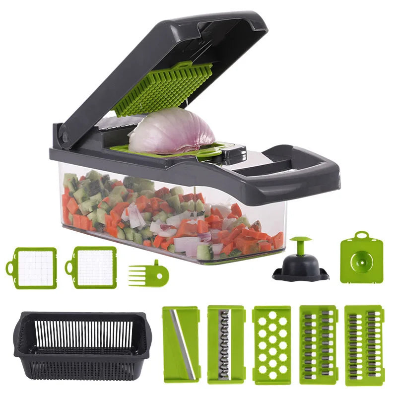 Multipurpose Vegetable Chopper - Kitchen Tool for Cutting and Slicing, Vegetable Slicer