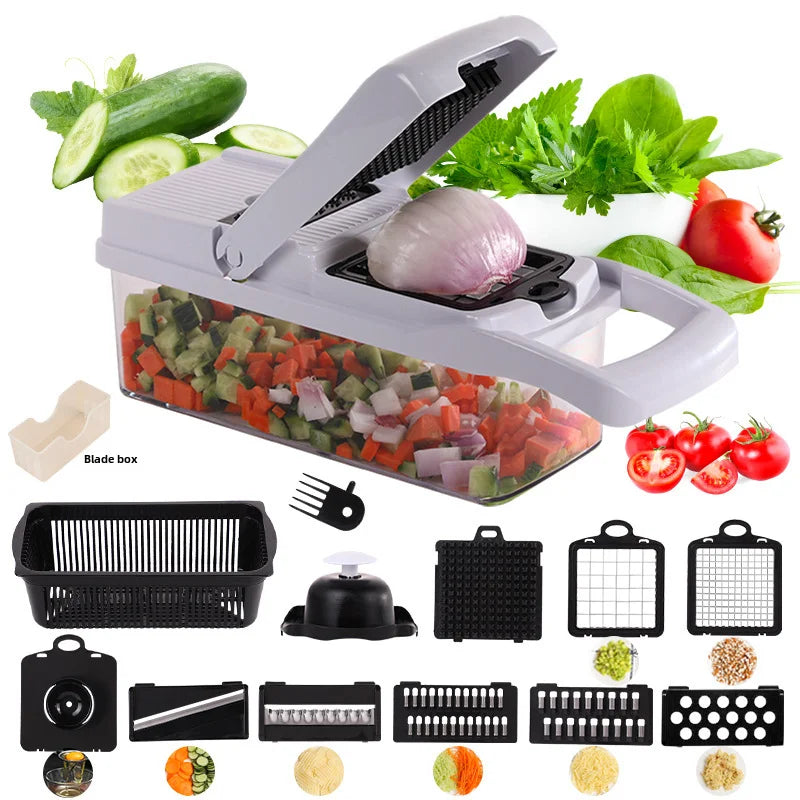 Multipurpose Vegetable Chopper - Kitchen Tool for Cutting and Slicing, Vegetable Slicer