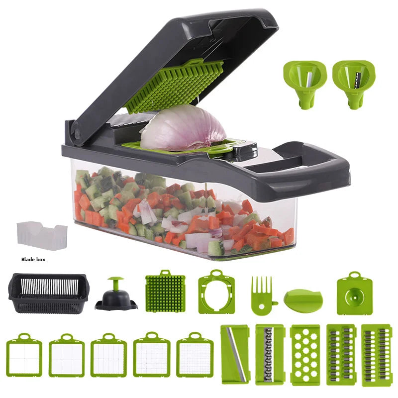 Multipurpose Vegetable Chopper - Kitchen Tool for Cutting and Slicing, Vegetable Slicer