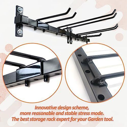 Garden Tool Storage Rack Wall Mount Shovel and Rake Hangers Yard Tool Rack