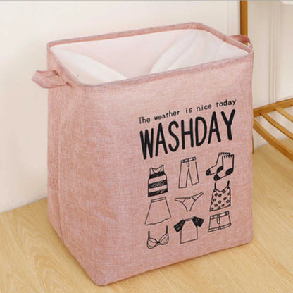 44*35*50Cm Laundry Hamper Durable Fashionable Basket Bucket Storage Box #W0