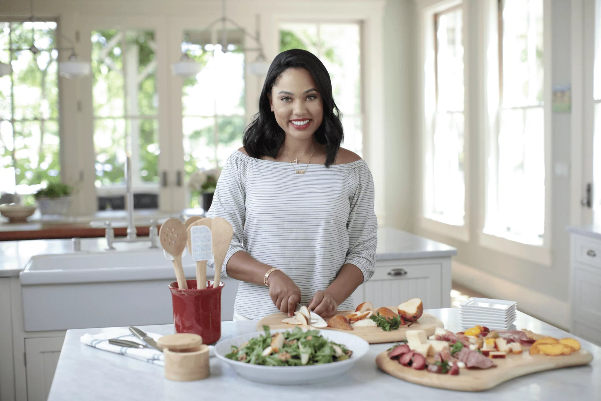 4-Piece Eco Friendly Para Wood Cooking Tool Set