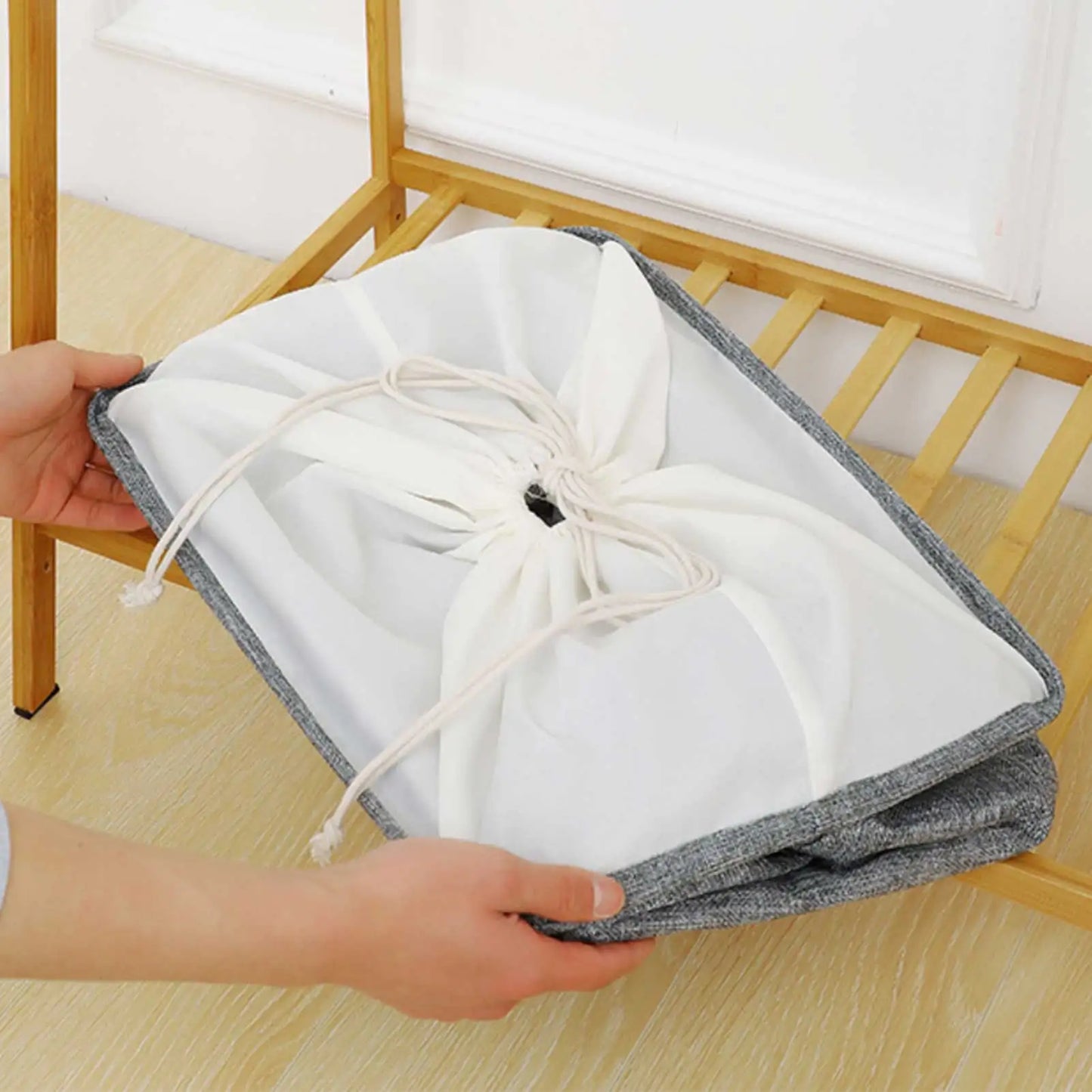 44*35*50Cm Laundry Hamper Durable Fashionable Basket Bucket Storage Box #W0