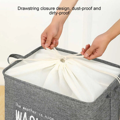 44*35*50Cm Laundry Hamper Durable Fashionable Basket Bucket Storage Box #W0