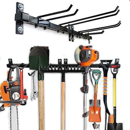 Garden Tool Storage Rack Wall Mount Shovel and Rake Hangers Yard Tool Rack
